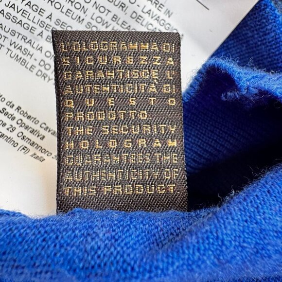 Roberto Cavalli Graphic Print Wool Sweater - Picture 10 of 12